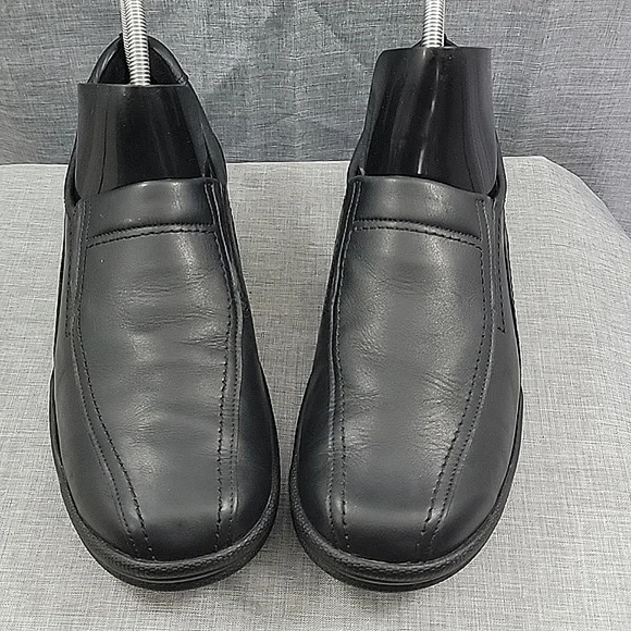 SAS Men's Cruise On Black leather slip-on loafers comfort shoes Men's SZ 11M